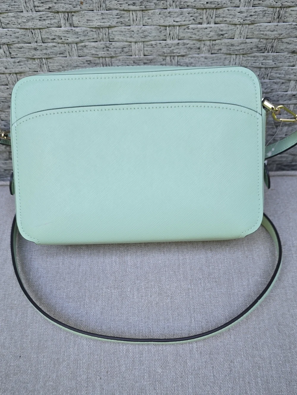 NWOT Kate Spade Pistachio Green Saffiano Crossbody Bag